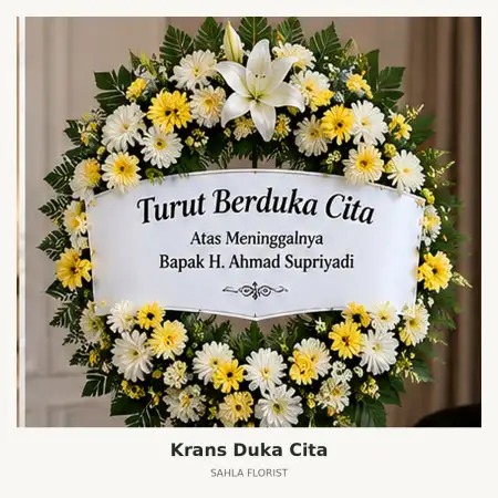 Krans Bunga Duka Pasaman Barat